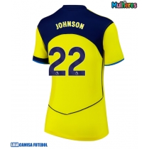 Camisa de Futebol Tottenham Hotspur Brennan Johnson #22 Equipamento Alternativo Mulheres 2025-26 Manga Curta